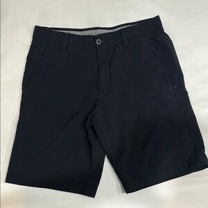 Men's Black Under Armour Heat Gear Golf Shorts